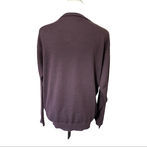 MDM mondo DiMarco V neck 100wool long sleeve Italian made size medium … - Picture 6 of 9